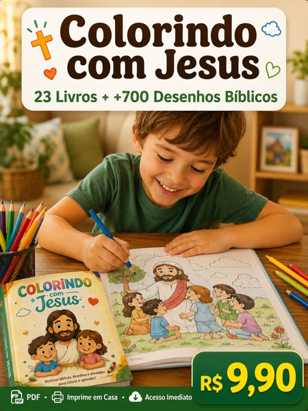 Colorindo com Jesus